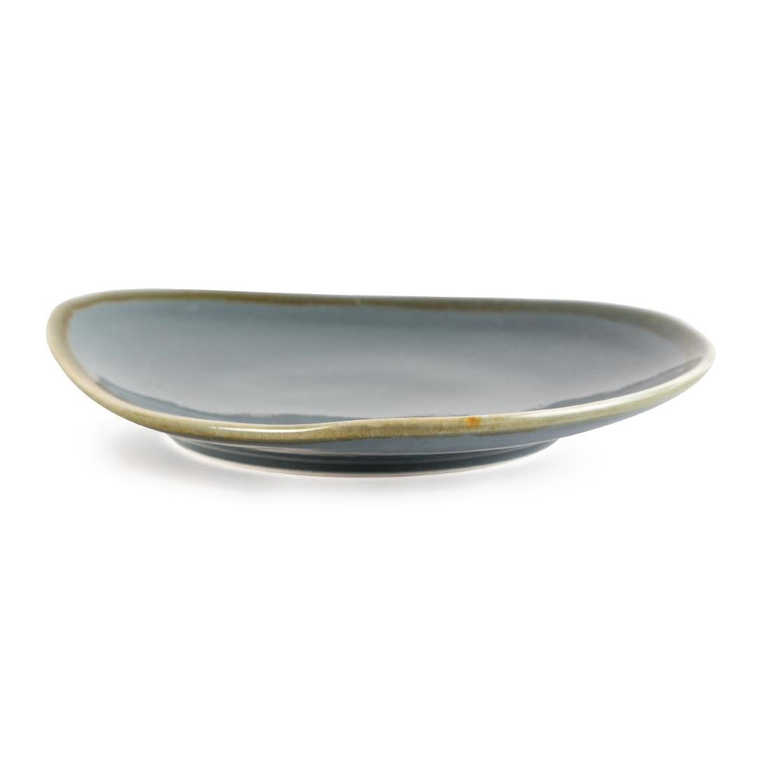 GP343 Olympia Kiln Triangular Plate Ocean 280mm (Pack of 4) JD Catering Equipment Solutions Ltd