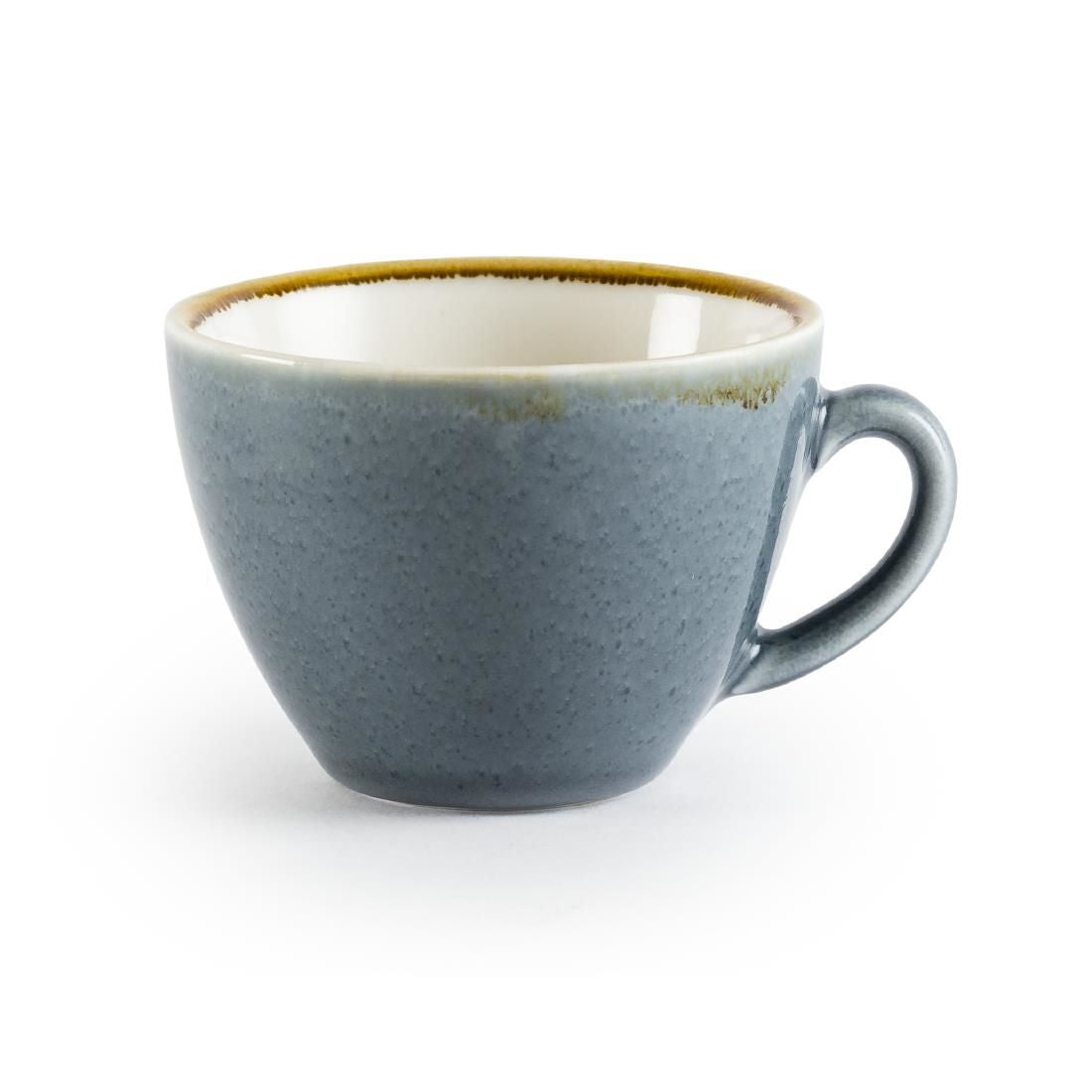 GP348 Olympia Kiln Cappuccino Cup Ocean 340ml (Pack of 6) JD Catering Equipment Solutions Ltd