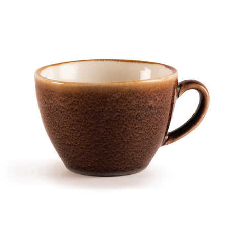 GP364 Olympia Kiln Cappuccino Cup Bark 340ml (Pack of 6) JD Catering Equipment Solutions Ltd