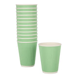 GP422 Fiesta Disposable Coffee Cups Ripple Wall 340ml / 12oz Pack Quantity: 500 GP422 JD Catering Equipment Solutions Ltd