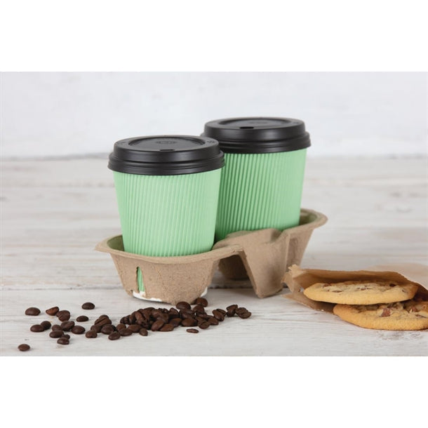 GP422 Fiesta Disposable Coffee Cups Ripple Wall 340ml / 12oz Pack Quantity: 500 GP422 JD Catering Equipment Solutions Ltd