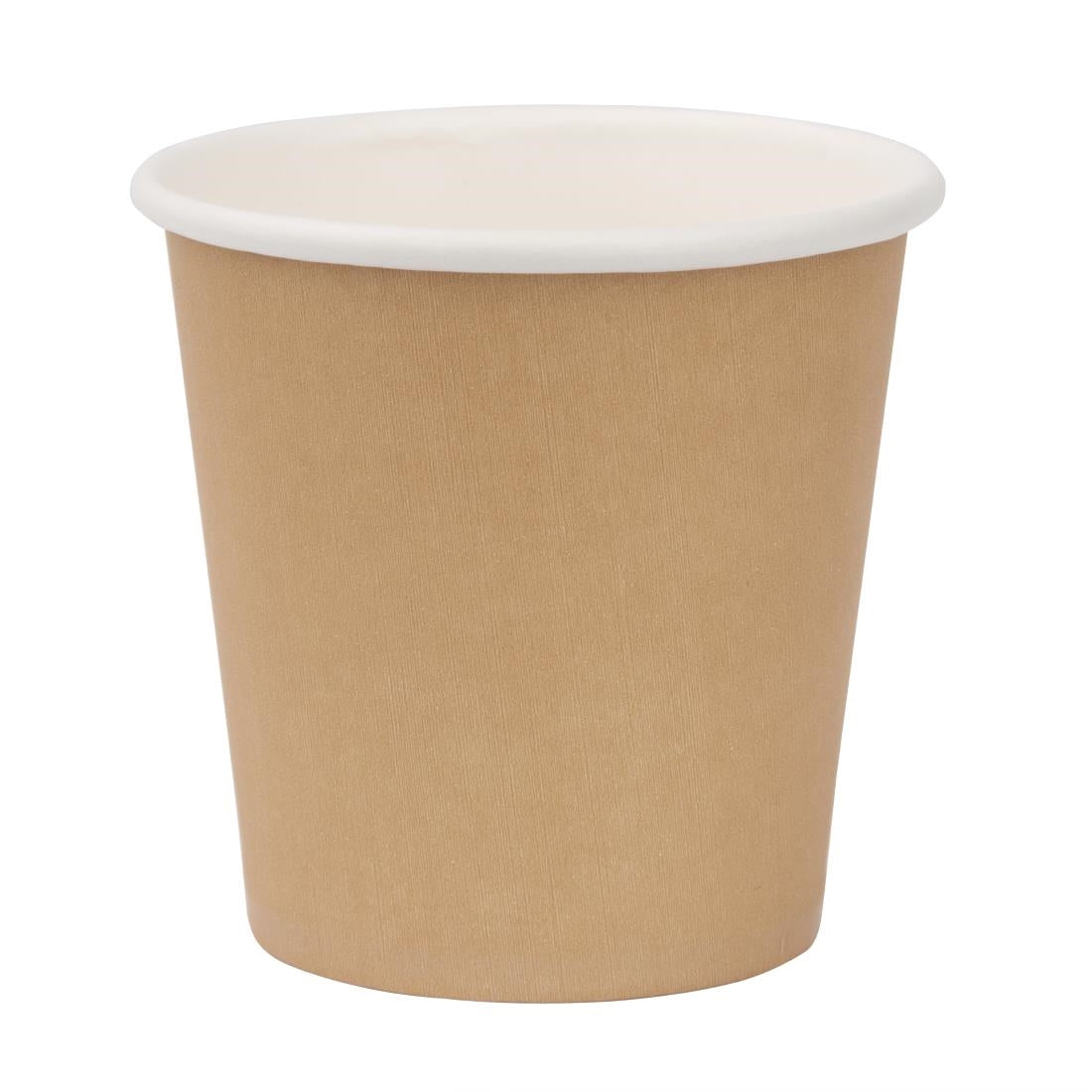 GP447 Fiesta Recyclable Espresso Cups Single Wall Kraft 112ml / 4oz (Pack of 1000) JD Catering Equipment Solutions Ltd