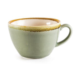 GP480 Olympia Kiln Cappuccino Cup Moss 340ml (Pack of 6) JD Catering Equipment Solutions Ltd