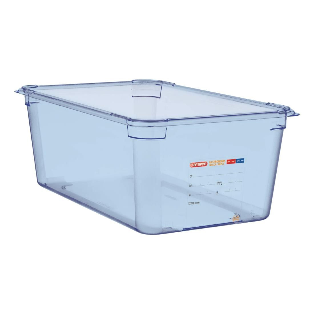 GP591 Araven ABS Food Storage Container Blue GN 1/1 200mm JD Catering Equipment Solutions Ltd