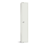 GR309-CL Elite Single Door Manual Combination Locker Locker White JD Catering Equipment Solutions Ltd