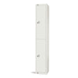 GR310-ELS Elite Double Door Electronic Combination Locker with Sloping Top White JD Catering Equipment Solutions Ltd