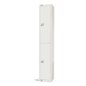 GR310-ELS Elite Double Door Electronic Combination Locker with Sloping Top White - JD Catering Equipment Solutions Ltd
