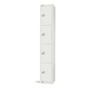 GR312-CL Elite Four Door Manual Combination Locker Locker White - JD Catering Equipment Solutions Ltd