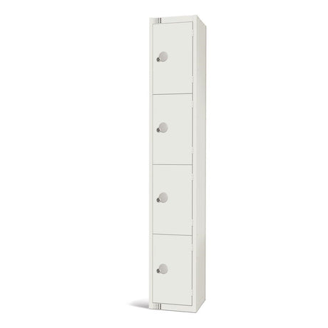 GR312-EL Elite Four Door Electronic Combination Locker White JD Catering Equipment Solutions Ltd