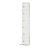 GR314-C Elite Six Door Camlock Locker White - JD Catering Equipment Solutions Ltd