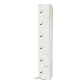GR314-EL Elite Six Door Electronic Combination Locker White - JD Catering Equipment Solutions Ltd