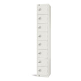 GR315-CL Elite Eight Door Manual Combination Locker Locker White JD Catering Equipment Solutions Ltd