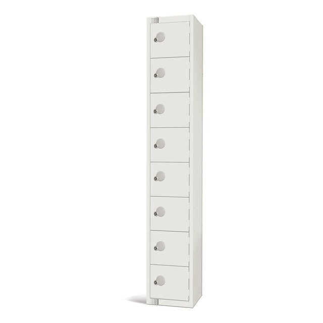 GR315-CL Elite Eight Door Manual Combination Locker Locker White JD Catering Equipment Solutions Ltd