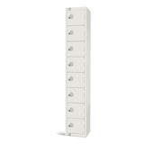 GR315-CL Elite Eight Door Manual Combination Locker Locker White JD Catering Equipment Solutions Ltd
