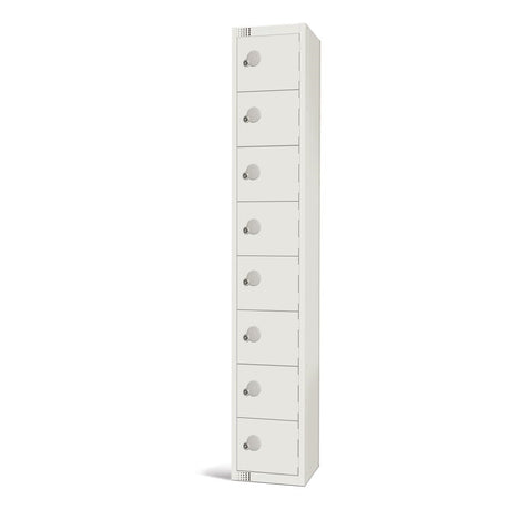 GR315-CL Elite Eight Door Manual Combination Locker Locker White JD Catering Equipment Solutions Ltd