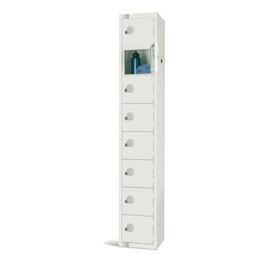 GR315-P Elite Eight Door Padlock Locker White - JD Catering Equipment Solutions Ltd