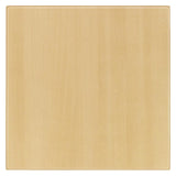 GR504 Werzalit Pre-drilled Square Table Top  Planked Beech 800mm JD Catering Equipment Solutions Ltd