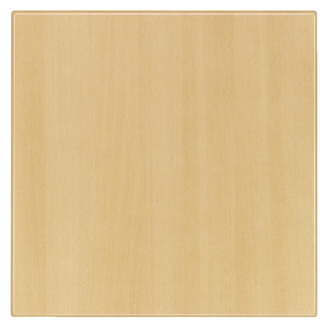 GR504 Werzalit Pre-drilled Square Table Top  Planked Beech 800mm JD Catering Equipment Solutions Ltd