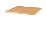 GR504 Werzalit Pre-drilled Square Table Top  Planked Beech 800mm JD Catering Equipment Solutions Ltd