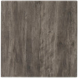 GR536 Werzalit Pre-drilled Square Table Top Ponderosa Grey 800mm - JD Catering Equipment Solutions Ltd