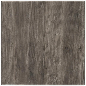 GR536 Werzalit Pre-drilled Square Table Top Ponderosa Grey 800mm - JD Catering Equipment Solutions Ltd