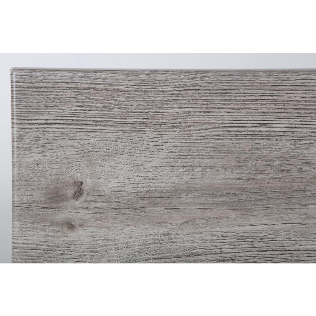 GR651 Werzalit Rectangular 1100x700mm Table Top Ponderosa Grey JD Catering Equipment Solutions Ltd