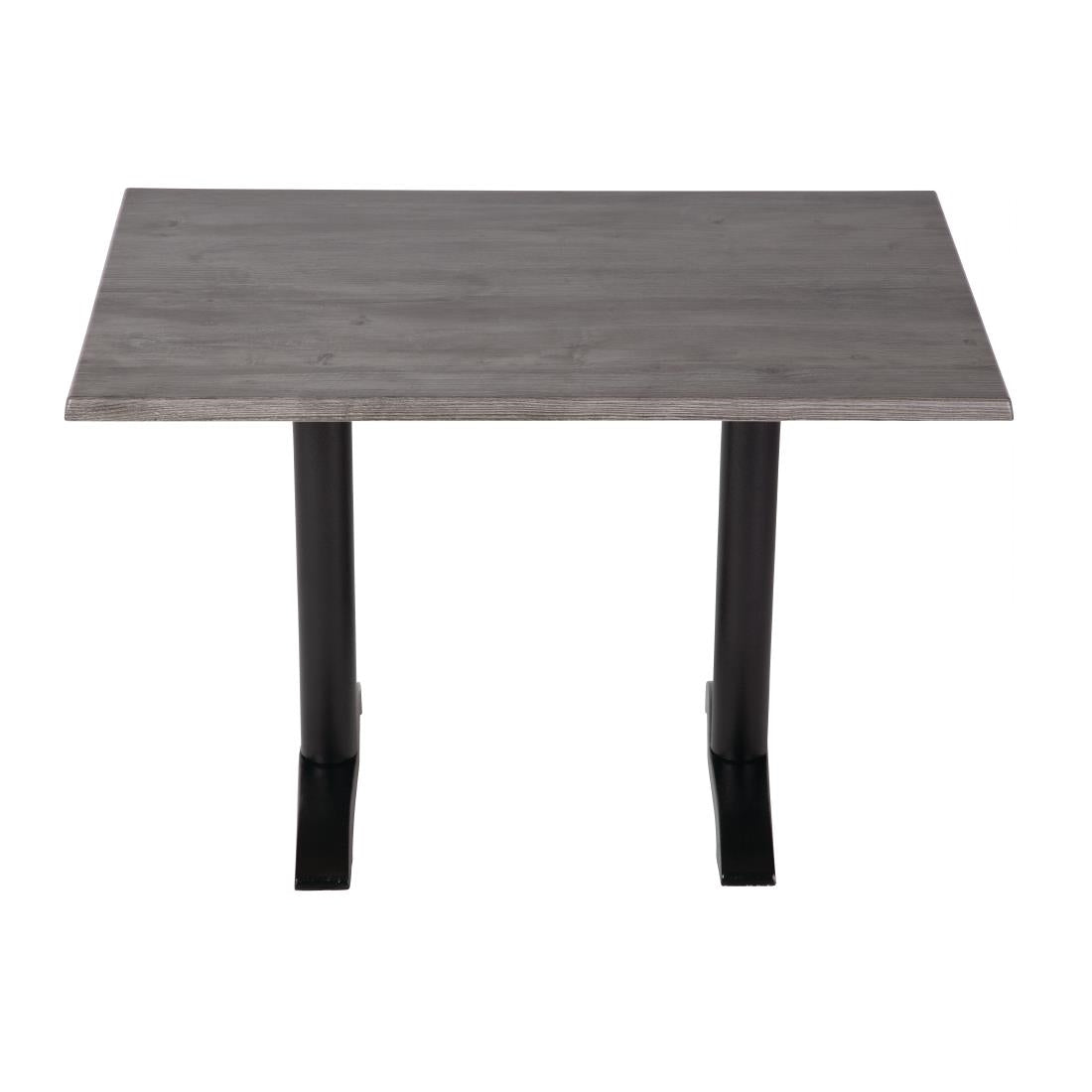 GR651 Werzalit Rectangular 1100x700mm Table Top Ponderosa Grey JD Catering Equipment Solutions Ltd