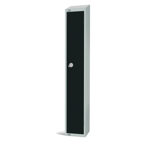 GR670-ELS Elite Single Door Electronic Combination Locker with sloping top Black - JD Catering Equipment Solutions Ltd