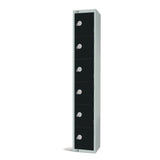 GR675-EL Elite Six Door Electronic Combination Locker Black JD Catering Equipment Solutions Ltd