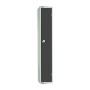 GR677-CL Elite Single Door Manual Combination Locker Locker Graphite Grey - JD Catering Equipment Solutions Ltd