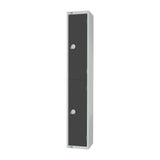 GR678-CLS Elite Double Door Manual Combination Locker Locker Graphite Grey JD Catering Equipment Solutions Ltd