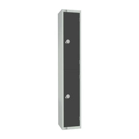 GR678-CLS Elite Double Door Manual Combination Locker Locker Graphite Grey - JD Catering Equipment Solutions Ltd
