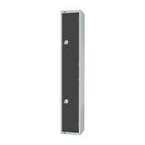 GR678-CN Elite Double Door Coin Return Locker Graphite Grey JD Catering Equipment Solutions Ltd