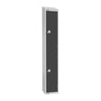GR678-CS Elite Double Door Camlock Locker Graphite Grey with Sloping Top JD Catering Equipment Solutions Ltd