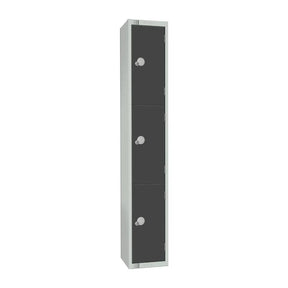 GR679-CL Elite Three Door Manual Combination Locker Locker Graphite Grey - JD Catering Equipment Solutions Ltd