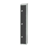 GR679-CLS Elite Three Door Manual Combination Locker Locker Graphite Grey JD Catering Equipment Solutions Ltd
