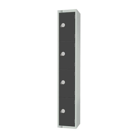 GR680-CL Elite Four Door Manual Combination Locker Locker Graphite Grey - JD Catering Equipment Solutions Ltd