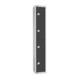 GR680-CN Elite Four Door Coin Return Locker Graphite Grey JD Catering Equipment Solutions Ltd