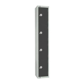 GR680-CN Elite Four Door Coin Return Locker Graphite Grey - JD Catering Equipment Solutions Ltd