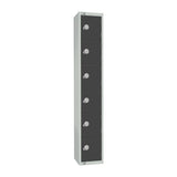 GR682-C Elite Six Door Camlock Locker Graphite Grey JD Catering Equipment Solutions Ltd