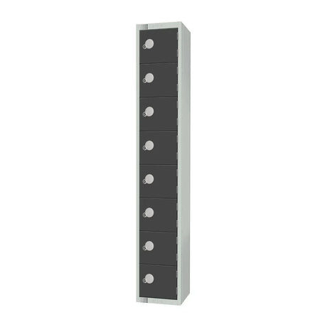 GR683-C Elite Eight Door Camlock Locker Graphite Grey - JD Catering Equipment Solutions Ltd