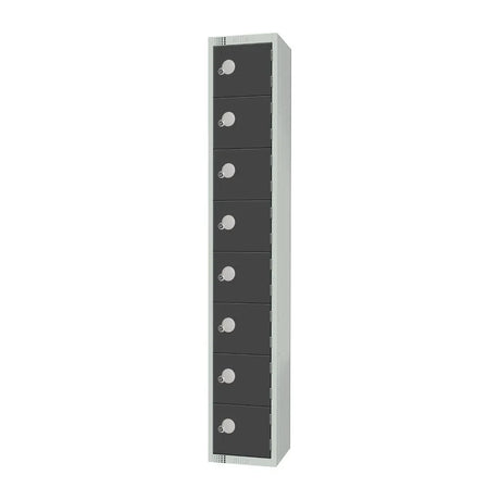 GR683-EL Elite Eight Door Electronic Combination Locker Graphite Grey - JD Catering Equipment Solutions Ltd