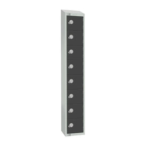 GR683-ELS Elite Eight Door Electronic Combination Locker with Sloping Top Graphite Grey - JD Catering Equipment Solutions Ltd