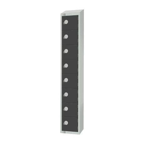 GR683-ELS Elite Eight Door Electronic Combination Locker with Sloping Top Graphite Grey - JD Catering Equipment Solutions Ltd