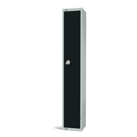 GR684-CL Elite Single Door Manual Combination Locker Locker Black JD Catering Equipment Solutions Ltd