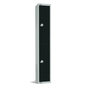 GR685-CL Elite Double Door Manual Combination Locker Locker Black - JD Catering Equipment Solutions Ltd
