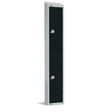 GR685-CN Elite Double Door Coin Return Locker Graphite Black JD Catering Equipment Solutions Ltd