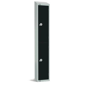GR685-ELS Elite Double Door Electronic Combination Locker with Sloping Top Black - JD Catering Equipment Solutions Ltd