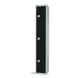 GR686-EL Elite Three Door Electronic Combination Locker Black JD Catering Equipment Solutions Ltd