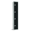 GR687-EL Elite Four Door Electronic Combination Locker Black JD Catering Equipment Solutions Ltd